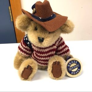 Brass Button Bears Cody Teddy Bear Plush.